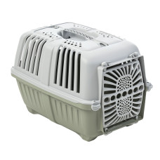Переноска для тварин PRATIKO 1 plast. LIGHT GREEN (cвітло-зелений) 48*31.5*33 h Вага жив. 10кг MPS/Bergamo