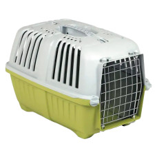 Переноска для тварин PRATIKO 2 METAL GREEN (зелений) 55*36*36 h Вес жив. 18кг. MPS/Bergamo