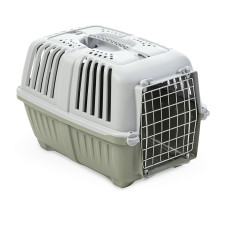 Переноска для тварин PRATIKO 3 metal LIGHT GREEN cвітло-зелений) 60х40х38 h Вага жив. 24кг MPS/Bergamo