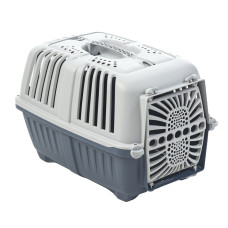 Переноска для тварин PRATIKO 2 plast. DARK BLUE (темно-синій) 55*36*36 h Вага жив. 15кг MPS/Bergamo