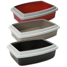 Savic Oval Tray+Rim САВІК ОВАЛ ТРЕЙ+РИМ туалет з бортиком для котів, 56х43х14см  Довжина  56 см х 43 см х 14 см  