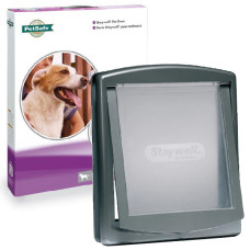 PetSafe Staywell Original ПЕТСЕЙФ СТЕЙВЕЛ ОРІДЖИНАЛ дверцята для собак великих порід, до 45кг  Колір  Сірий  