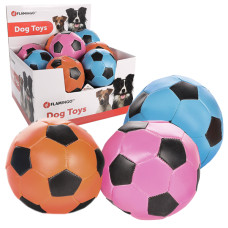 Flamingo Football Multiple Colours ФЛАМІНГО ФУТБОЛЬНИЙ М’ЯЧ КОЛЬОРОВИЙ 10см іграшка для собак  Довжина  10см  