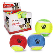 Flamingo Tennisball ФЛАМІНГО ТЕНІСНИЙ М’ЯЧ іграшка для собак      