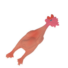 Flamingo Chicken Small ФЛАМІНГО ЧІКЕН СМОЛЛ латексна іграшка для собак  Довжина  7 см х 5,5 см х 25 см  