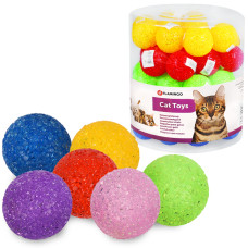 Flamingo Glitter Ball ФЛАМІНГО БЛИСКУЧИЙ М’ЯЧ іграшка для котів  Довжина  5 см  