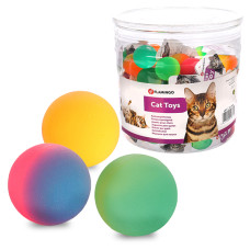 Flamingo Bounce Ball ФЛАМІНГО БАУНЗ БОЛЛ латексний м’яч іграшка для котів  Довжина  d 3,5 см  