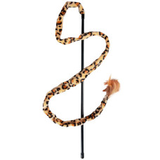 Flamingo Leopard Fishing Rod ФЛАМІНГО ЛЕОПАРД вудка дражнила іграшка для котів  Довжина  50 см  