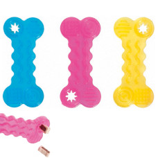 Flamingo Good4Fun Bone ФЛАМІНГО ГУД ФО ФАН КІСТКА ДЛЯ ЛАСОЩІВ іграшка для собак, TPR-гума  Довжина  10 см  