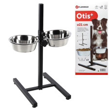 Flamingo Otis+ H-Stand S ФЛАМІНГО ОТІС+ миски на штативі для собак, 2х1.5л  Об’єм  1.5  л