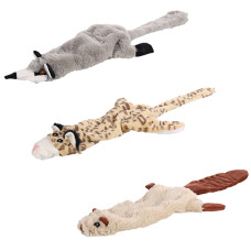 Flamingo Plush Wild Zoo ФЛАМІНГО ДИКЕ ЗВІРЯТКО м’яка іграшка з пищалкою для собак  Розмір  L  