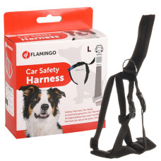 Flamingo Car Safety Harness ФЛАМІНГО СЕФТІ ХАРНЕСС шлея в автомобіль для собак  Розмір  L  
