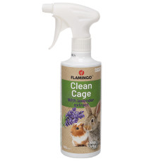 Flamingo Clean Spray Lavender ФЛАМІНГО КЛІН СПРЕЙ ЛАВАНДА для очищення кліток гризунів  Об’єм  0.5  л