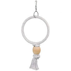 Flamingo Ring ФЛАМІНГО МОТУЗЯНЕ КІЛЬЦЕ іграшка для папуг  Довжина  19,5 см х 5 см х 36 см  