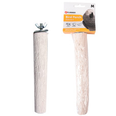 Flamingo Perch Calcium ФЛАМІНГО ЖЕРДОЧКА З КАЛЬЦІЄМ для гігієни дзьоба та кігтів птахів  Довжина  21,5 см х 2,9 - d 3,5 см, 24 см  