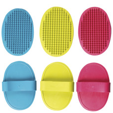 Flamingo Brush Oval ФЛАМІНГО БРАШ ОВАЛ гумова масажна щітка для собак  Довжина  9 см х 3 см х 13,5 см  