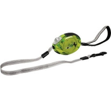 Flamingo Dogx2GO Belt Glassy S ФЛАМІНГО БЕЛТ ГЛАССІ повідець рулетка для собак до 12кг, світловідбивна стрічка 2м  Довжина  2 м  
