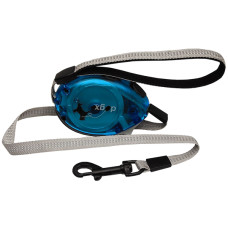 Flamingo Dogx2GO Belt Glassy S ФЛАМІНГО БЕЛТ ГЛАССІ повідець рулетка для собак до 12кг, світловідбивна стрічка 2м  Довжина  2 м  