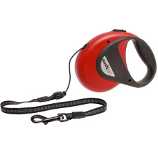 Flamingo Dogx2GO Cord М ФЛАМІНГО КОРД повідець рулетка для собак до 20кг, світловідбивний шнур 8м  Колір  Червоний  