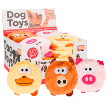 Flamingo Plush Head Duck Pig Wild ФЛАМІНГО КАЧКА СВИНЯ КАБАН м’яка іграшка з пищалкою для собак      