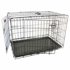 Flamingo Wire Cage Ebo Taupe ФЛАМІНГО ЕБО КЛІТКА 2-х дверна для собак  Вага  14.4  кг