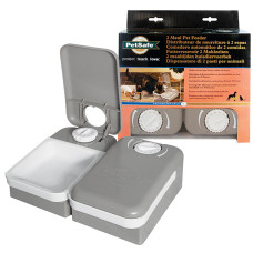 PetSafe Eatwell 2 Meal Pet Feader ПЕТСЕЙФ ІТВЕЛ автоматична годівниця для котів та собак, таймер, 2 порції  Довжина  21,59Х26,16Х8,13см  