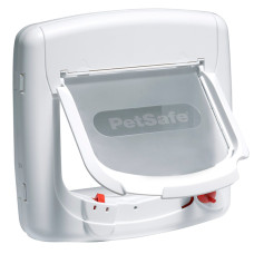 PetSafe Staywell ПЕТСЕЙФ СТЕЙВЕЛ ЕДВАНС дверцята для котів до 7кг, з магнітним ключем  Колір  Білий  