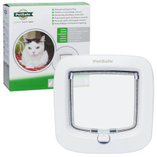 PetSafe Staywell Manual-Locking Cat Flap ПЕТСЕЙФ СТЕЙВЕЛ МАНУАЛ дверцята для котів, з механічним замком  Колір  Білий  