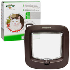 PetSafe Staywell Manual-Locking Cat Flap ПЕТСЕЙФ СТЕЙВЕЛ МАНУАЛ дверцята для котів, з механічним замком  Колір  Під дерево  