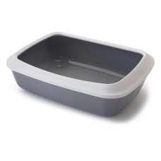 Savic Iriz Nordic Litter Tray САВІК АЙРІЗ НОРДІК лоток туалет з бортиком для котів, 42х31х12.5 см  Довжина  42 см х 31 см х 12,5 см  