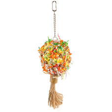 Flamingo Papyr Parakeet Toy Bouquet ФЛАМІНГО БУКЕТ іграшка для папуг  Довжина  9 см х 8 см х 36 см  