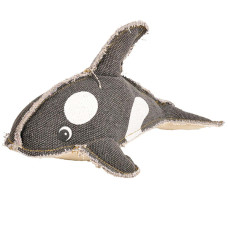 Flamingo Canvas Dolphin ФЛАМІНГО ДЕЛЬФІН м’яка іграшка з пищалкою для собак      