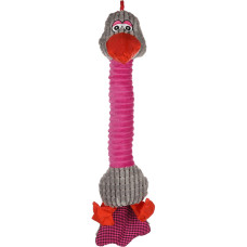 Flamingo Bird With Feet ФЛАМІНГО ПТАХ З ЛАПАМИ м’яка іграшка з пищалкою для собак  Довжина  10 см х 13 см х 48 см  