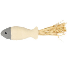 Flamingo Natural Fun Fish ФЛАМІНГО РИБКА екологична іграшка з котячою м’ятою для котів  Довжина  20 х 2,5 см х 4,5 см  