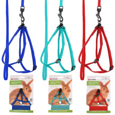 Flamingo Rabbit Y-Harness with Leash ФЛАМИНГО Y-шлея и поводок для кролика  Колір  В асортименті  