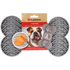 Flamingo Lick Pad Yummee ФЛАМІНГО ЛИЗАЛЬНИЙ КИЛИМОК антистрес для собак і котів  Довжина  29,8 см х 17,5 см х 2,5 см  