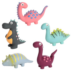 Flamingo Puga Dino ФЛАМІНГО ПУГА ДИНОЗАВР латексна іграшка з пищалкою для собак  Колір  В асортименті  