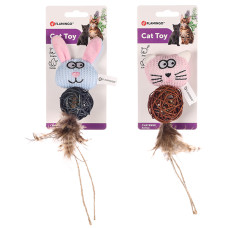 Flamingo Chayenne Rabbit Cat ФЛАМІНГО ШАЙЄНН КРОЛИК КІТ іграшка з брязкальцем і котячою м’ятою для котів  Колір  В асортименті  