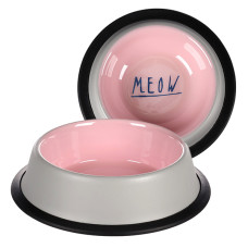 Flamingo Nell Antislip ФЛАМІНГО АНТИСЛІП емальована миска для котів 200мл  Об’єм  0.2  л