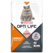 Opti Life Sensitive ОПТІ ЛАЙФ ЛОСОСЬ СЕНСІТІВ беззерновий сухий суперпреміум корм для котів з чутливим травленням  Вага  1  кг