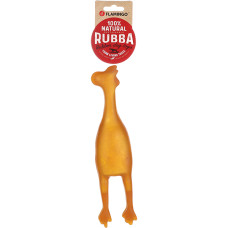 Flamingo Rubba Chicken ФЛАМІНГО КУРКА іграшка для собак  Довжина  27 см х 6,3 см х 5,3 см  