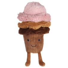 Flamingo Leka Ice Cream ФЛАМІНГО МОРОЗИВО шурхотлива іграшка з пищалкою для собак  Колір  Коричневий  